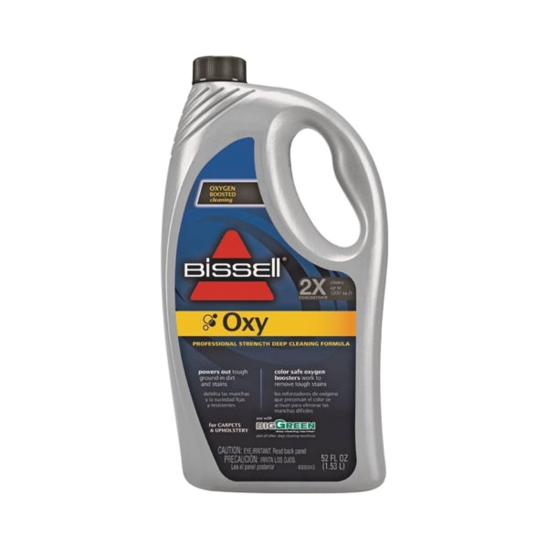BISSELL 85T61 Carpet Cleaner, 52 oz Bottle, Liquid, Characteristic, Pale Yellow