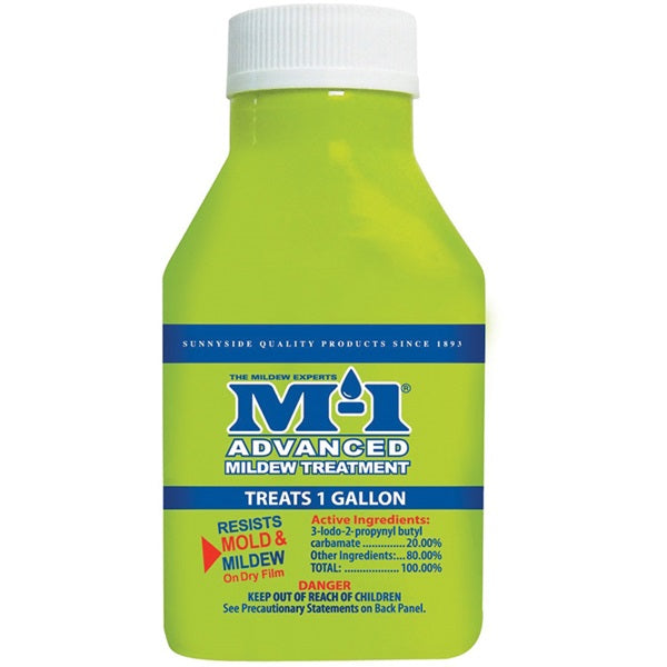 M-1 AM1.5B Advanced Mildew Treatment, 1.5 oz, Liquid, Yellow