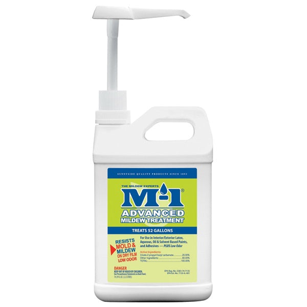 M-1 AMCP Advanced Mildew Treatment, 4.5 lb, Liquid, Yellow