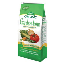 ESPOMA Garden-tone GT8 Plant Food, 8 lb Bag, Granular, 3-4-4 N-P-K Ratio