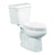 American Standard Colony 751AA101.020 ADA Complete Toilet, Elongated Bowl, 1.28 gpf Flush, 12 in Rough-In, White