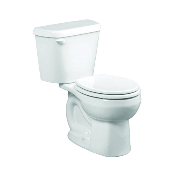 American Standard Colony 751DA101.020 Complete Toilet, Round Bowl, 1.28 gpf Flush, 12 in Rough-In, 15 in H Rim, White