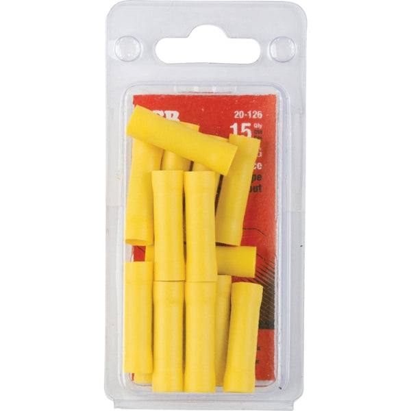 GB 20-126 Butt Splice Connector, 600 V, 12 to 10 AWG Wire, Yellow