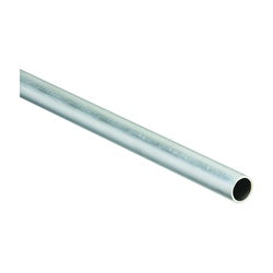 Stanley Hardware 4206BC Series N247-536 Metal Tube, Round, 72 in L, 3/4 in Dia, 1/16 in Wall, Aluminum, Mill