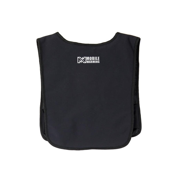 Mobile Warming Thawdaddy Series MW19U05-01-12 Heated Vest, L/XL, Unisex, Fits to Chest Size: 43-1/2 in, Black