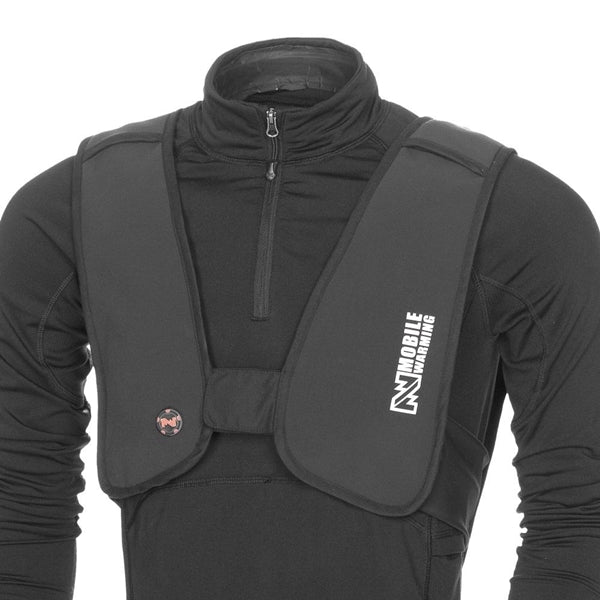 Mobile Warming Thawdaddy Series MW19U05-01-14 Heated Vest, XL/2XL, Unisex, Fits to Chest Size: 46-1/4 in, Black