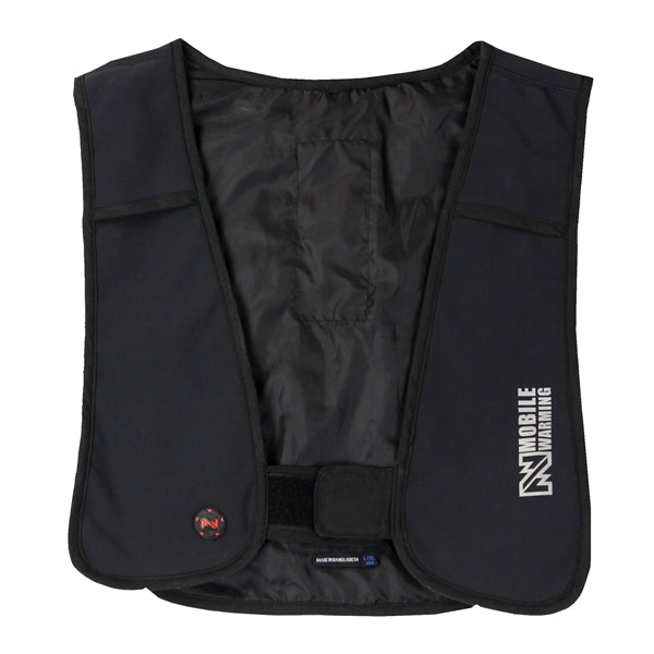 Mobile Warming Thawdaddy Series MW19U05-01-12 Heated Vest, L/XL, Unisex, Fits to Chest Size: 43-1/2 in, Black