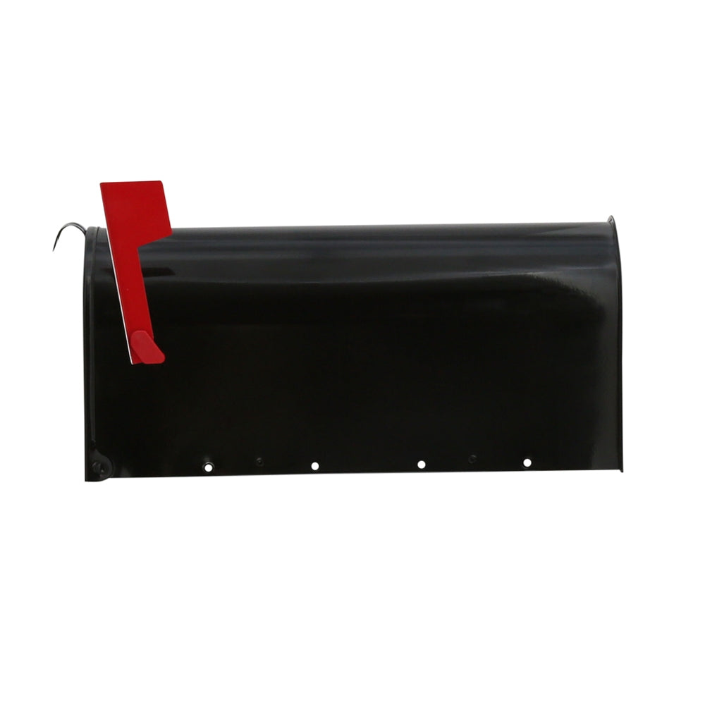 Gibraltar Mailboxes Elite Series E1100B00 Mailbox, 800 cu-in Capacity, Galvanized Steel, Powder-Coated, 6.9 in W, Black