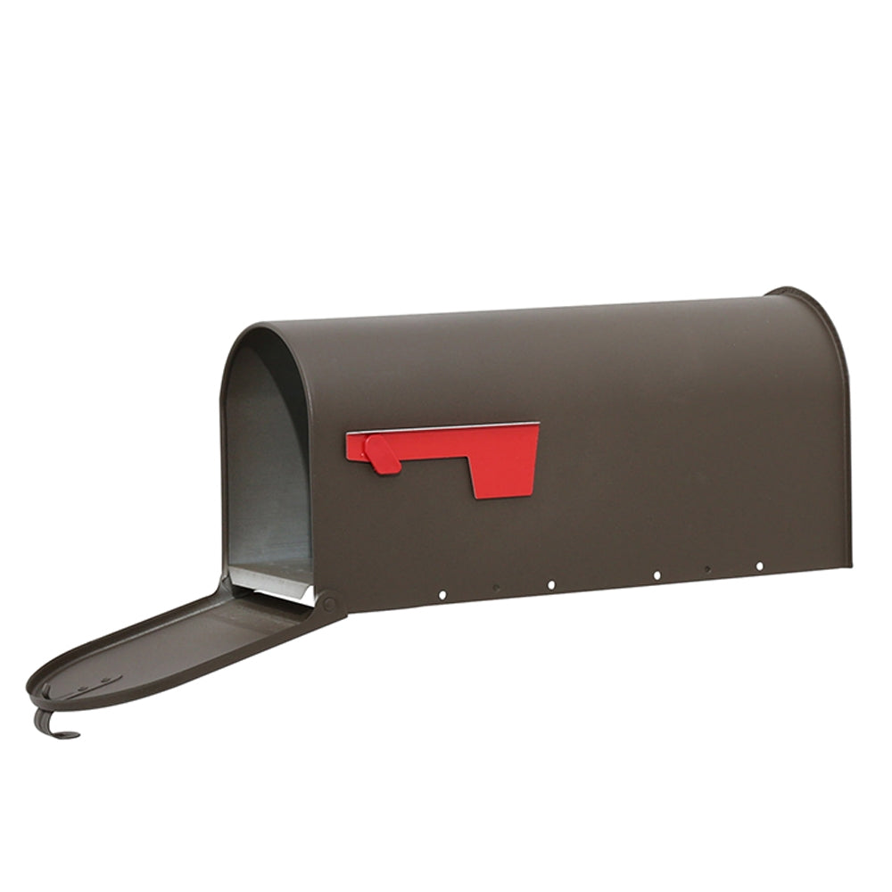 Gibraltar Mailboxes Elite Series E1100BZ0 Mailbox, 800 cu-in Capacity, Galvanized Steel, Bronze, 6.9 in W, 20.1 in D