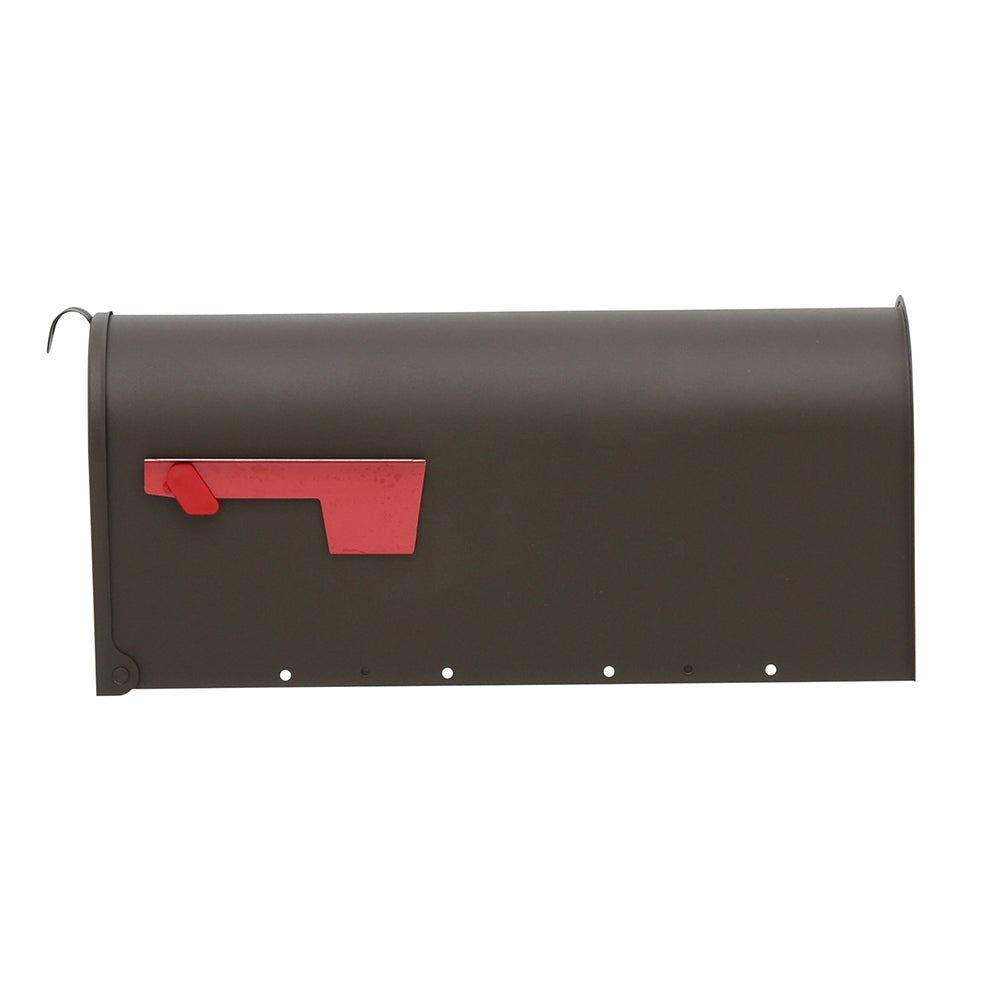 Gibraltar Mailboxes Elite Series E1100BZ0 Mailbox, 800 cu-in Capacity, Galvanized Steel, Bronze, 6.9 in W, 20.1 in D