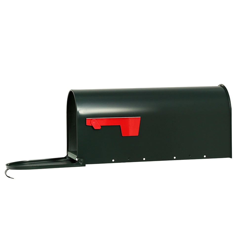 Gibraltar Mailboxes Elite Series E1100G00 Mailbox, 800 cu-in Capacity, Galvanized Steel, Powder-Coated, 6.9 in W, Green