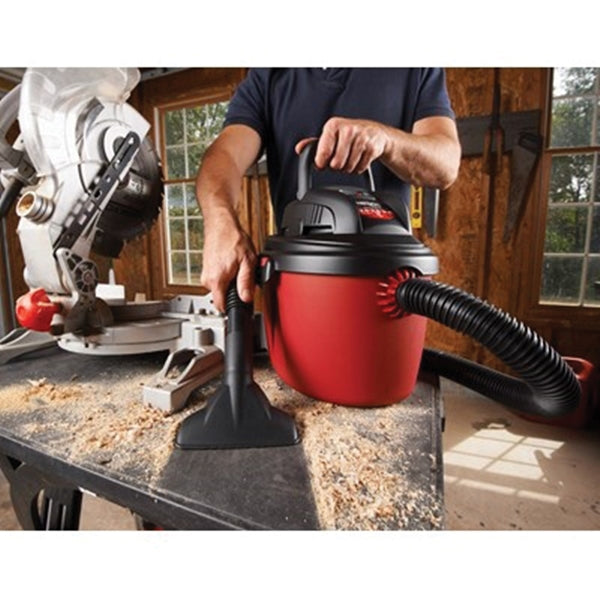 Shop-Vac HangOn 2036000 Wet and Dry Vacuum, 2.5 gal Vacuum, Foam Sleeve Filter, 120 V