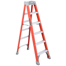 Load image into Gallery viewer, Louisville FS1506 Step Ladder, 6 ft H, Type IA Duty Rating, Fiberglass, 300 lb
