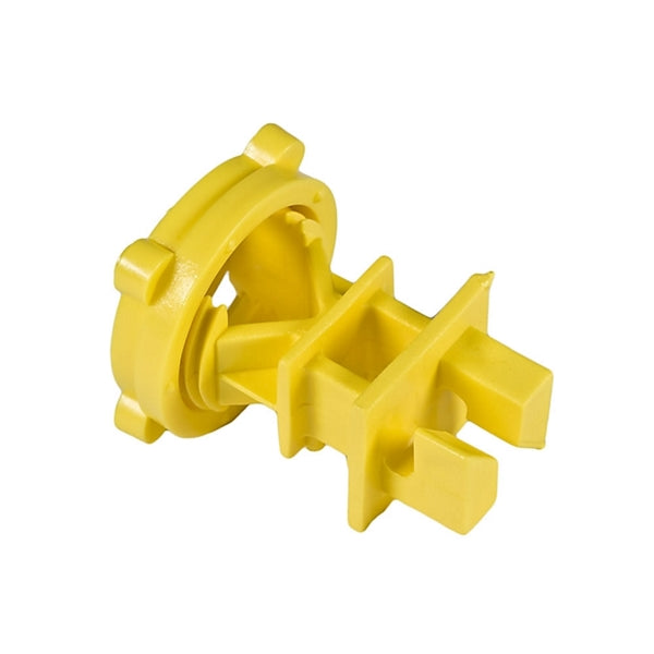 Zareba Fi-Shock IRY-FS* Screw-On Insulator, Polyrope/Polywire, Yellow