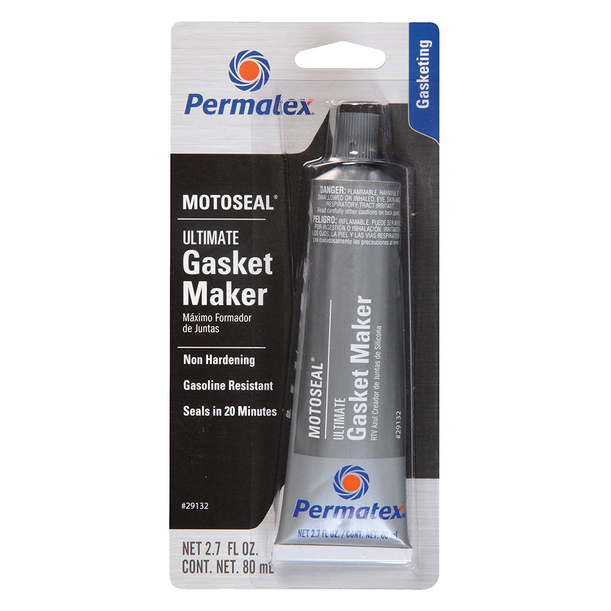 Permatex 29132 Gasket Maker, 2.7 oz Tube, Paste, Aromatic