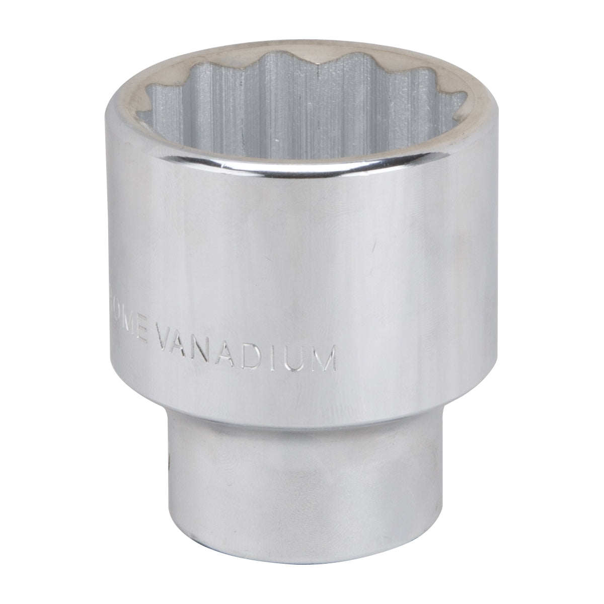 Vulcan MT-SM6041 Drive Socket, 41 mm Socket, 3/4 in Drive, 12-Point, Chrome Vanadium Steel, Chrome