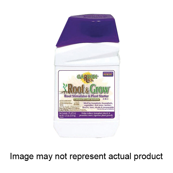 Bonide Root &amp; Grow 412 Root Stimulator, 1 qt, Liquid, 4-10-3 N-P-K Ratio