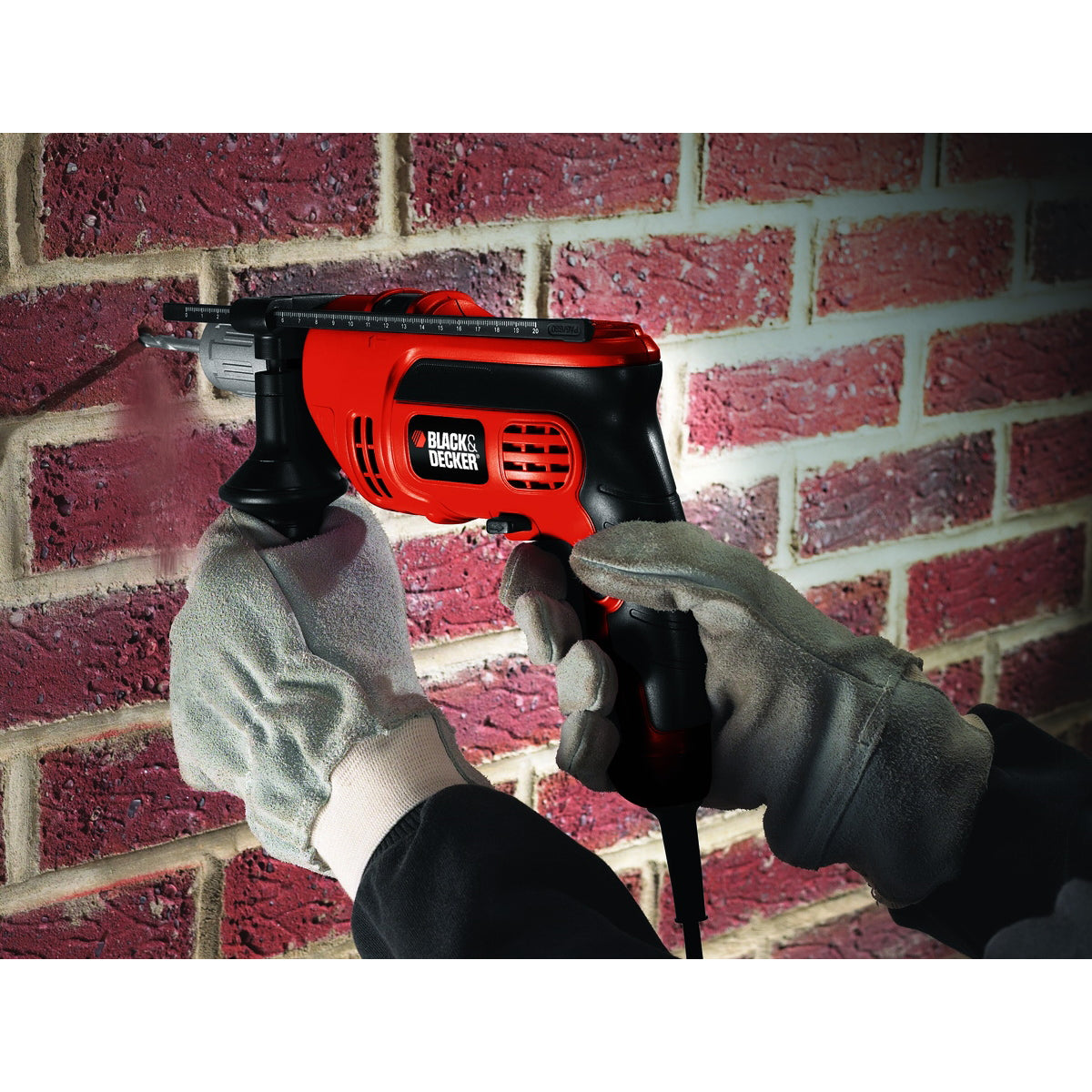 Black+Decker DR670 Hammer Drill, 6 A, Keyless Chuck, 1/2 in Chuck, 48,000 bpm, 0 to 2800 rpm Speed