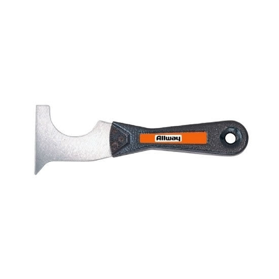 ALLWAY TOOLS TG1 Putty Knife, 4-1/2 in W Blade, Steel Blade, Steel Handle