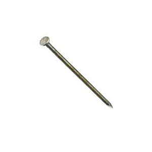 ProFIT 0054262 Finishing Nail, 8 in L, Carbon Steel, Hot-Dipped Galvanized, Flat Head, Round Shank, 50 lb