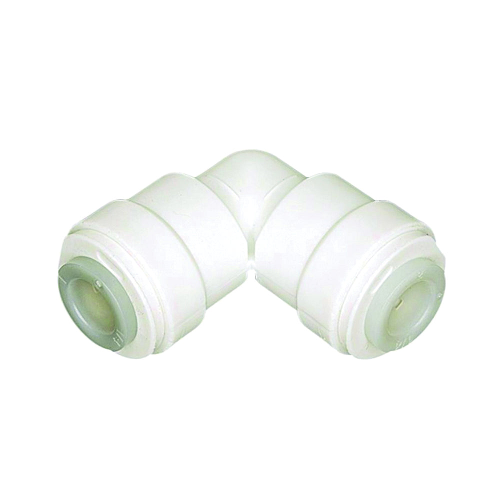 WATTS PL-3032 Tube Elbow, 1/2 in, 90 deg Angle, Plastic, 150 psi Pressure