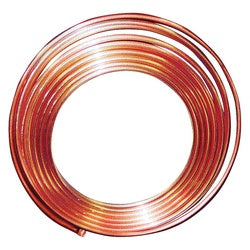 Streamline 12039 Copper Tubing, 1/4 in, 20 ft L, Short, Coil