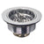 Danco 81077 Basket Strainer, 3-1/2 in Dia, Brass, Polished Stainless Steel, For: 3-1/2 in Drain Opening Sink