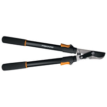 Load image into Gallery viewer, FISKARS 91686935 Power Lever Lopper, 1-3/4 in Cutting Capacity, Bypass Blade, Steel Blade, Steel Handle
