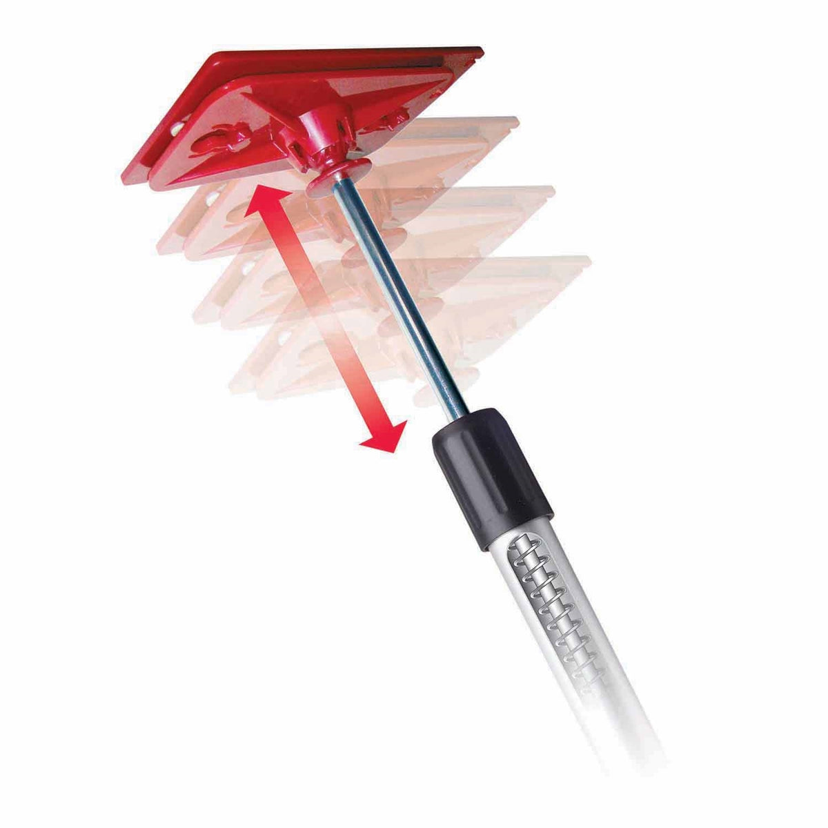 ZIPWALL SLP2 Dust Barrier Pole, Spring-Loaded, 12 ft L, Aluminum