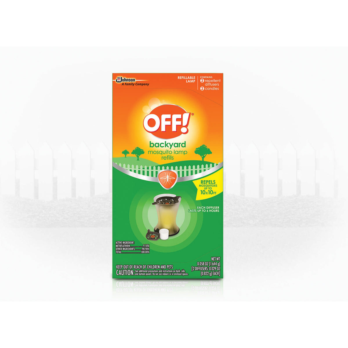 OFF! 76086 Mosquito Repellent Lamp Refill, 0.058 oz