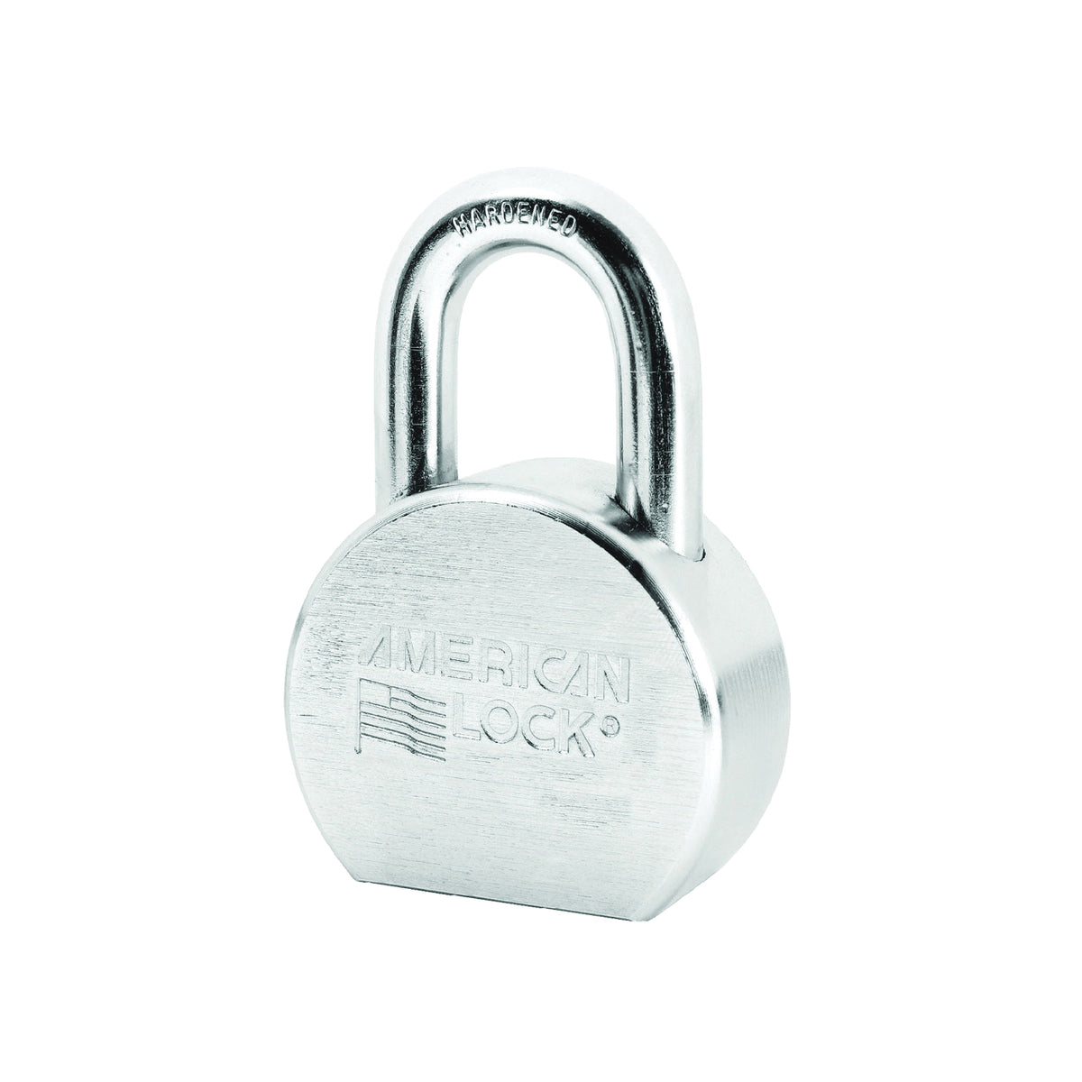 American Lock A700D Padlock, Keyed Different Key, 7/16 in Dia Shackle, 1-1/6 in H Shackle, Steel Body, Chrome