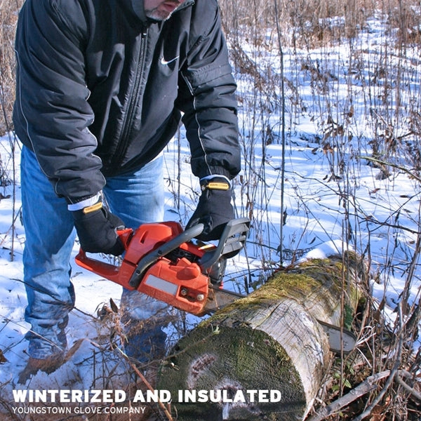 Youngstown Glove 03-3450-80-M Insulated Work Gloves, Men's, M, 8-1/2 to 9 in L, Wing Thumb, Hook-and-Loop Cuff, Nylon