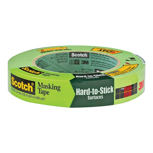 Scotch 2060 Painter&#39;s Tape, 60 yd L, 1 in W, Green