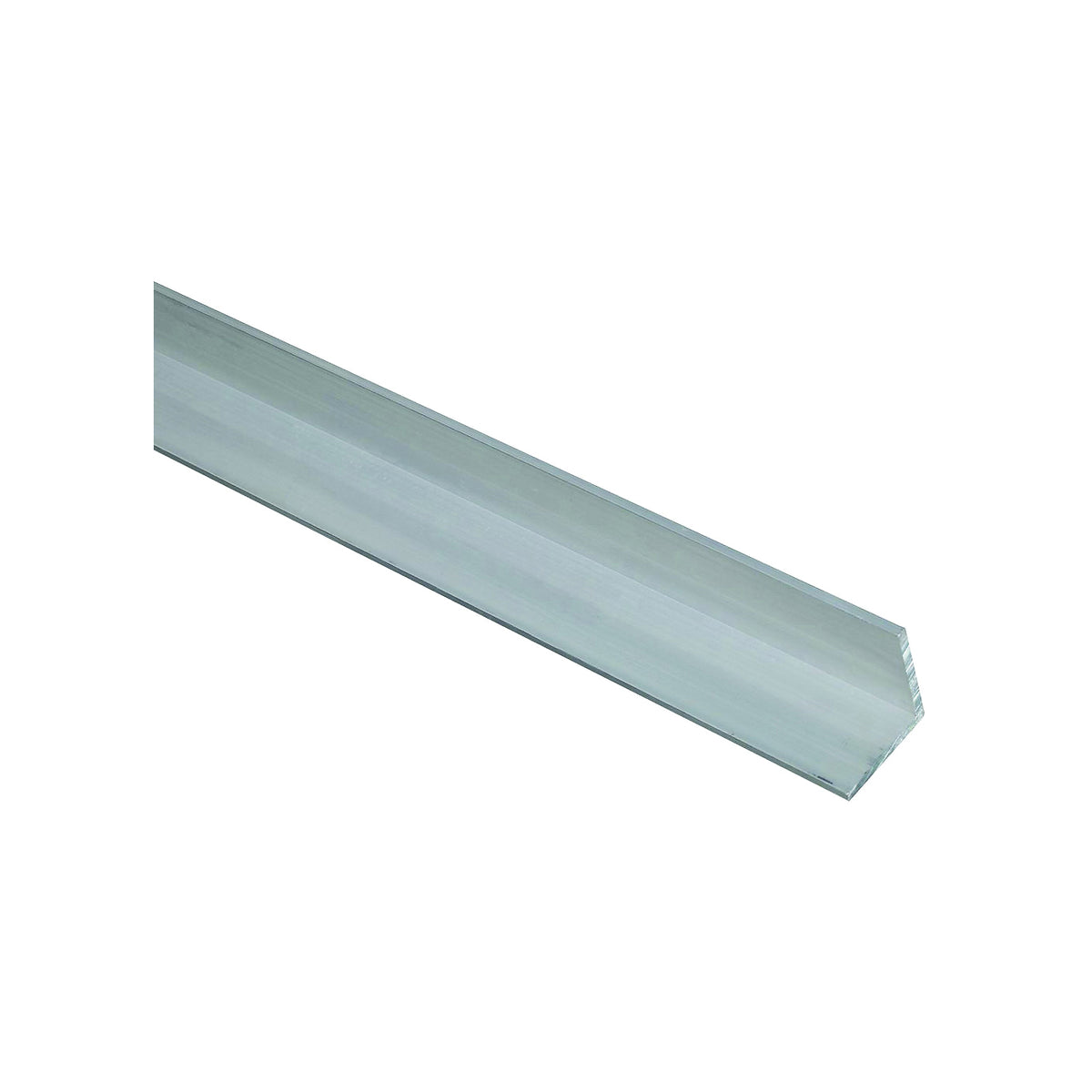 Stanley Hardware 4204BC Series N342-105 Angle Stock, 1-1/4 in L Leg, 48 in L, 1/8 in Thick, Aluminum, Mill