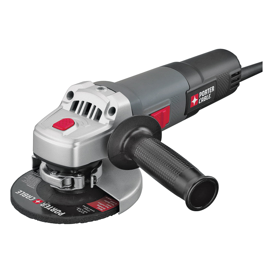 PORTER-CABLE PCE810 Angle Grinder, 6 A, 5/8-11 Spindle, 4-1/2 in Dia Wheel, 11,000 rpm Speed