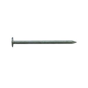 ProFIT 0132158 Hand Drive Roofing Nail, 2-1/2 in L, Flat Head, 11 ga Gauge, Steel