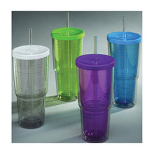 Load image into Gallery viewer, Arrow Plastic 00015 Travel Tumbler, 24 oz Capacity, Plastic, Insulated
