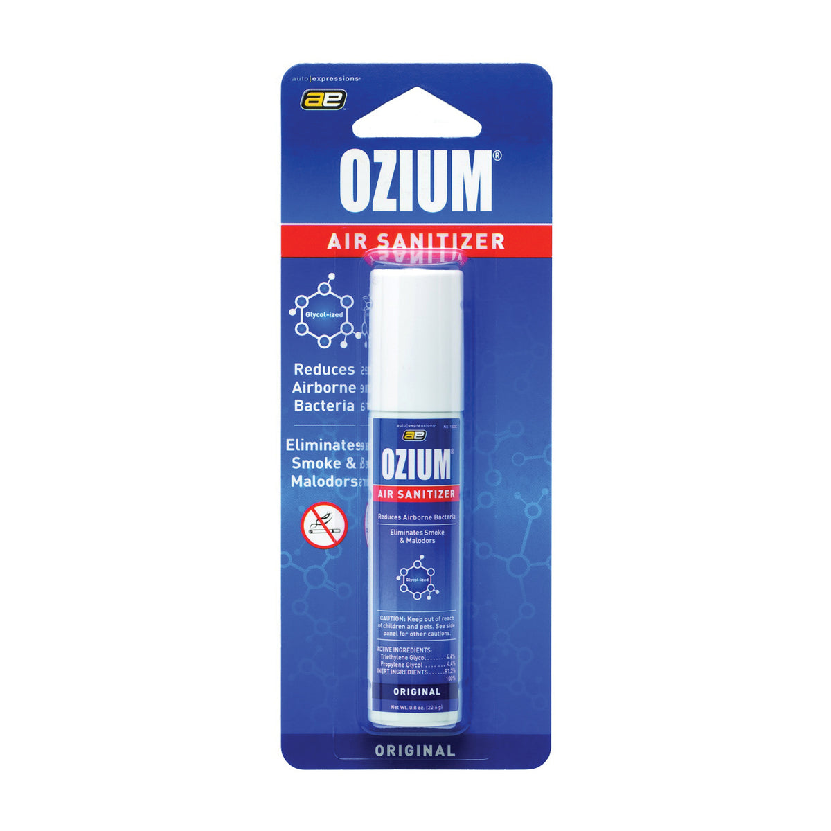 Ozium OZ-1 Air Freshener, 0.8 oz Aerosol Can, Original