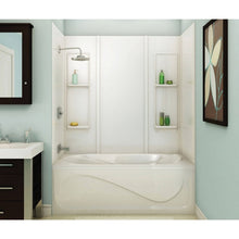 Load image into Gallery viewer, MAAX Elan 101343-000-001 Bathtub Wall Kit, 31-3/4 in L, 60-1/2 in W, 59 in H, Acrylic, Glue Up Installation, Smooth Wall
