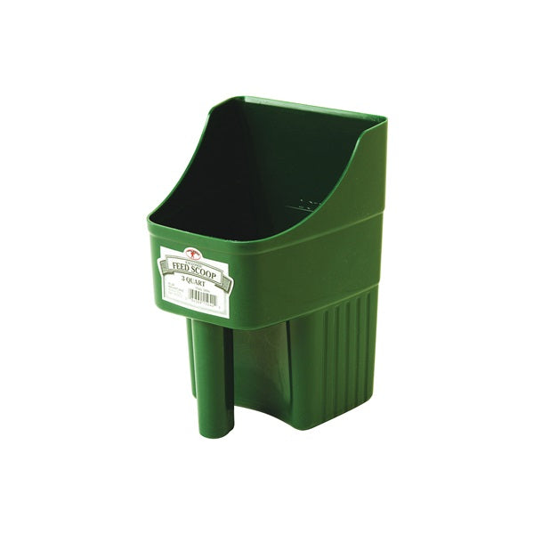 Little Giant 150422 Feed Scoop, 3 qt Capacity, Polypropylene, Green, 6-1/4 in L