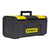 STANLEY STST16410 Tool Box, 50 lb, Polypropylene, Black/Yellow, 3-Compartment