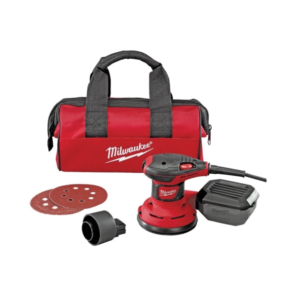 Milwaukee 6034-21 Random Orbit Palm Sander, 3 A, 5 in Pad/Disc