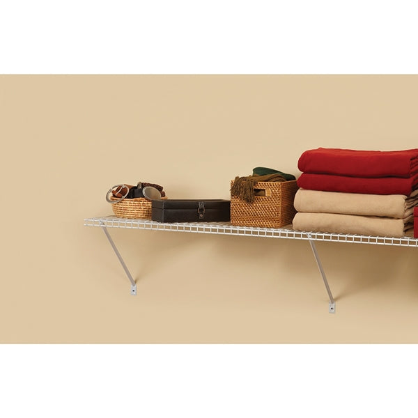 ClosetMaid 1041 Shelf Kit, 48 in L, 12 in W, Steel, White