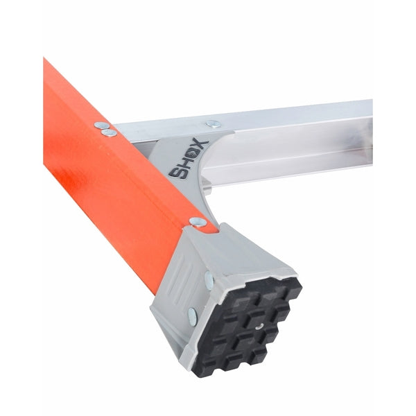 Louisville FT1508 Tripod Ladder, 8 ft H, Type IA Duty Rating, Fiberglass, 300 lb