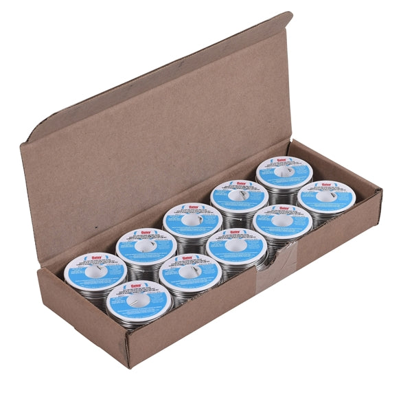 Oatey 53171 Rosin Core Wire Solder, 1/2 lb, Solid, Silver, 450 to 464 deg F Melting Point