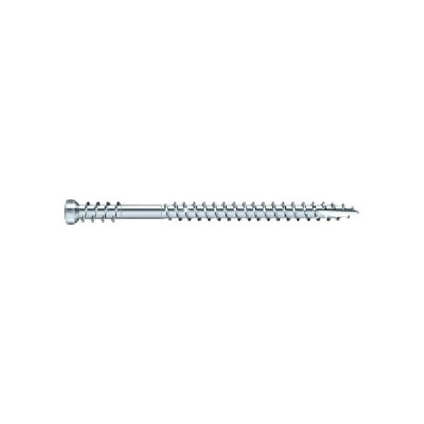 GRK Fasteners RT Series 37079 Screw, #8 Thread, 2-1/2 in L, Trim Head, Star Drive, Stainless Steel, 100 PK