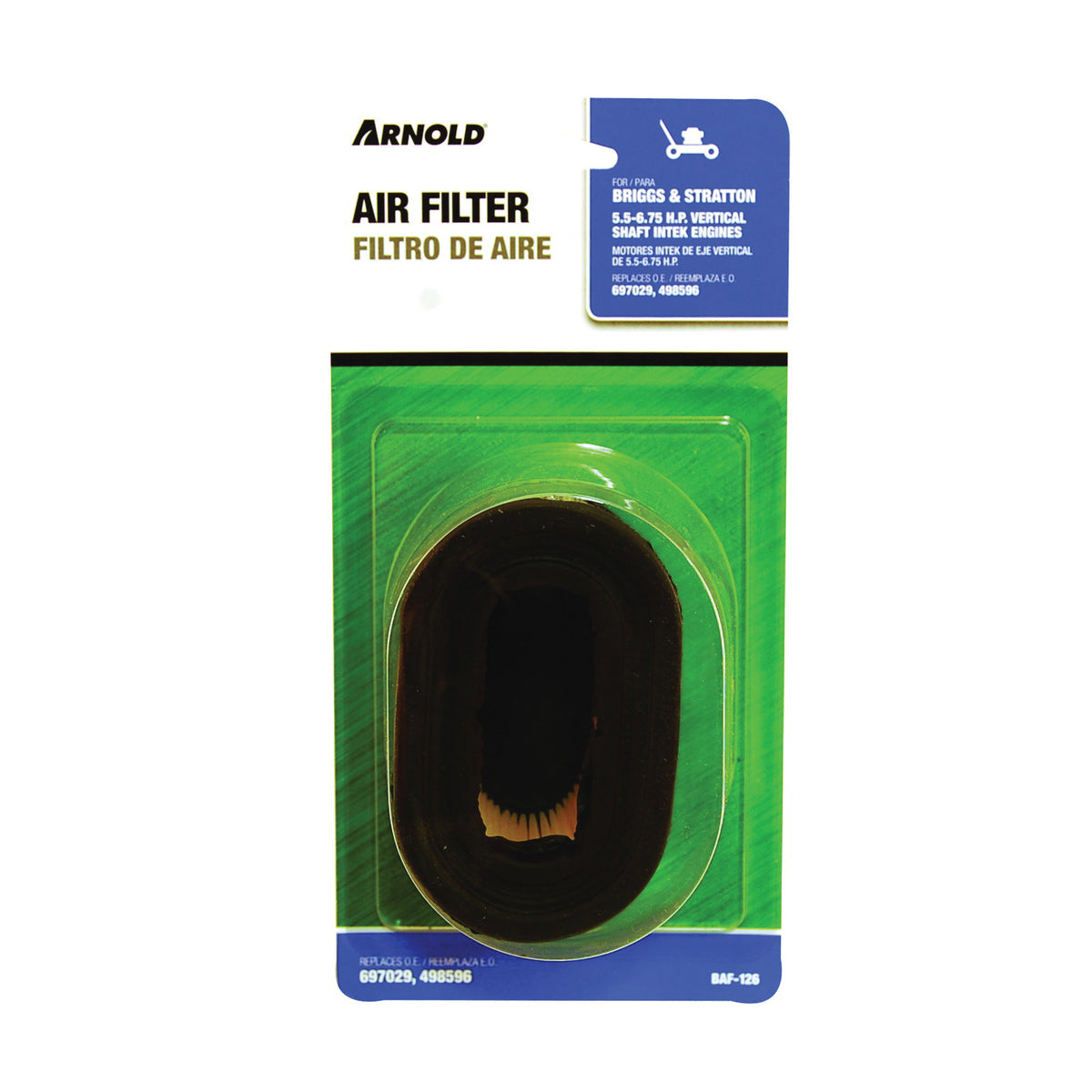 ARNOLD BAF-126 Replacement Air Filter, Paper Filter Media