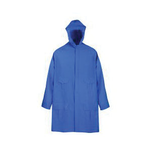 Diamondback 8156-L Rain Parka, L, Polyester/PVC, Blue, Zipper Closure