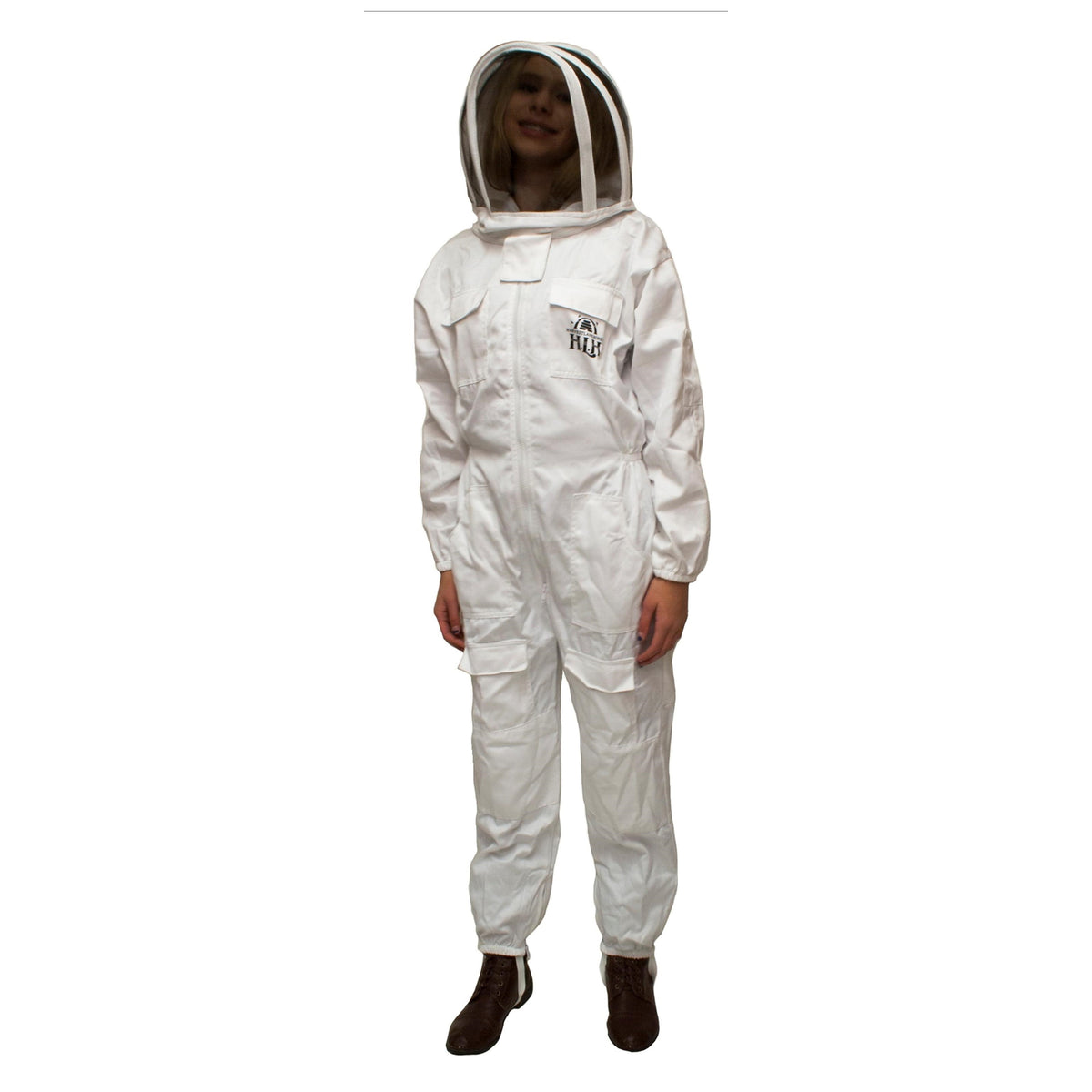 HARVEST LANE HONEY CLOTHSS-101 Beekeeping Suit, S, Zipper Closure, Polycotton