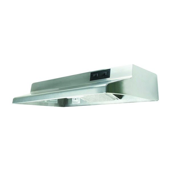 Air King Advantage AR Series AR1368 Range Hood, 180 cfm, 2 Fan, 36 in W, 12 in D, 6 in H, Cold Rolled Steel